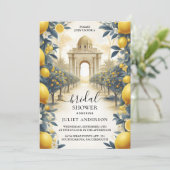 Invitation Laisser Arch Food Fun Fruit Lime Lemon Fête des ma (Debout devant)