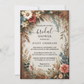 Invitation Laisser Garden Spring Boho Boho Fête des mariées r (Devant)