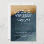 Invitation Laisser l'aventure commencer Grad Photo Adieu (Dos)