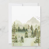 Invitation Laisser l'aventure commencer le Baby shower (Dos)