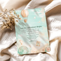 Laisser l'aventure commencer le Baby shower