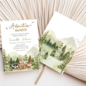 Invitation Laisser l'aventure commencer le Baby shower