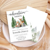 Invitation Laisser l'aventure commencer le Baby shower