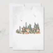 Invitation Laisser l'aventure commencer le Baby shower des bo (Dos)