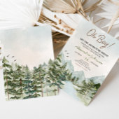 Invitation Laisser l'aventure commencer le Baby shower des bo