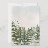 Invitation Laisser l'aventure commencer le Baby shower des bo (Dos)