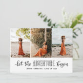 Invitation Laisser L'Aventure Commencer Le Script | Photo de  (Debout devant)