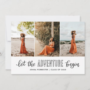 Invitation Laisser L'Aventure Commencer Le Script Photo de