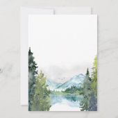 Invitation Laisser L'Aventure Commencer L'Invitation Baby sho (Dos)