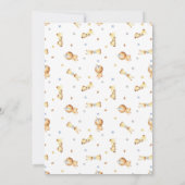 Invitation Laisser l'aventure commencer petit bébé Baby showe (Dos)