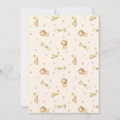 Invitation Laisser l'aventure commencer petit bébé Baby showe (Dos)