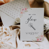 Invitation Laisser Love Glow Mariage Signer Rose Modèle