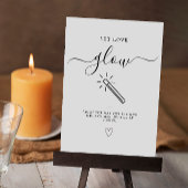 Invitation Laisser Love Llow Mariage Signer Modèle Minimalist