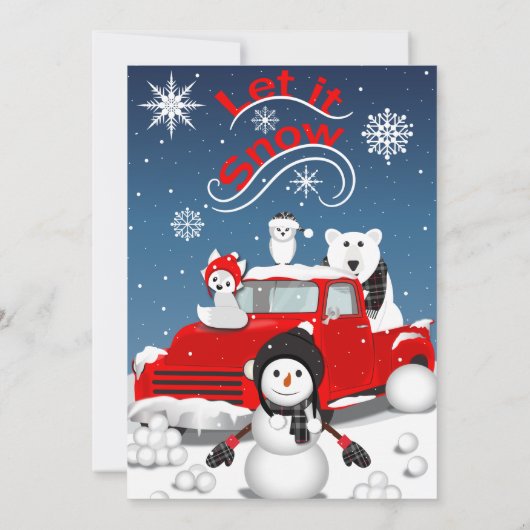 Invitation Laisser neiger (Dos)