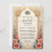 Invitation Laissez Islam Nikah arabe Walima Fête des mariées (Devant)