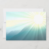 Invitation Laissez l'aventure commencer Sunset Farewell Party (Dos)