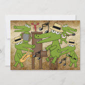 Invitation Laissez le bon temps tourner ! Style Cajun ! (Devant)