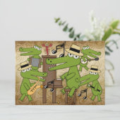 Invitation Laissez le bon temps tourner ! Style Cajun ! (Debout devant)