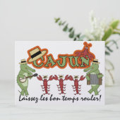 Invitation Laissez le bon temps tourner ! Style Cajun ! SRF (Debout devant)