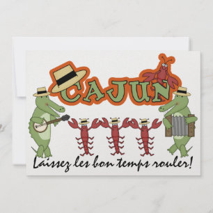 Invitation Laissez le bon temps tourner ! Style Cajun ! SRF