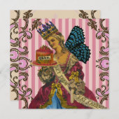 Invitation Laissez-les manger Gâteau CHANGE COULEUR - Invitat (Devant / Derrière)