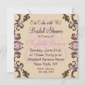 Invitation Laissez-les manger Gâteau CHANGE COULEUR - Invitat (Dos)