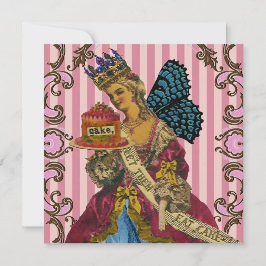 Invitation Laissez-les manger Gâteau CHANGE COULEUR - Invitat (Devant)