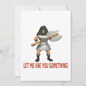 Invitation Laissez-moi vous donner quelque chose (Devant)