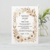 Invitation Laissez Toscan Italien café Sorrento Mariage Décon (Debout devant)