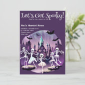 Invitation Laissons Éffrayant (Debout devant)