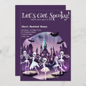 Invitation Laissons Éffrayant (Devant / Derrière)