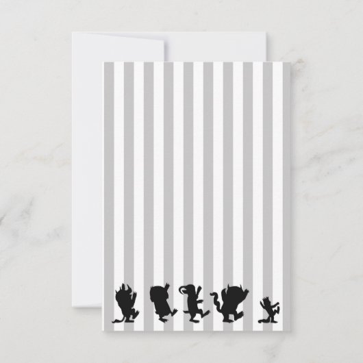 Invitation Laissons le Rumpus sauvage commencer (Dos)