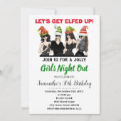 Invitation Laissons les filles se lasser nuit dehors Annivers (Devant)