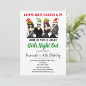 Invitation Laissons les filles se lasser nuit dehors Annivers (Debout devant)