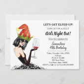 Invitation Laissons les filles s'enorgueillir de Noël, sorton (Devant)