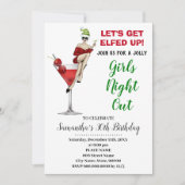 Invitation Laissons les filles s'enorgueillir de Noël, sorton (Devant)