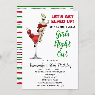 Invitation Laissons les filles s'enorgueillir de Noël, sorton