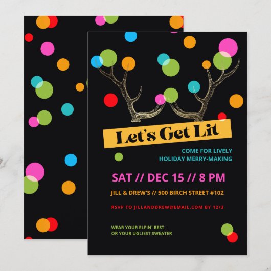 Invitation Laissons-nous ! (Devant / Derrière)