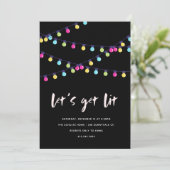 Invitation Laissons-nous passer de bonnes nouvelles années d' (Debout devant)