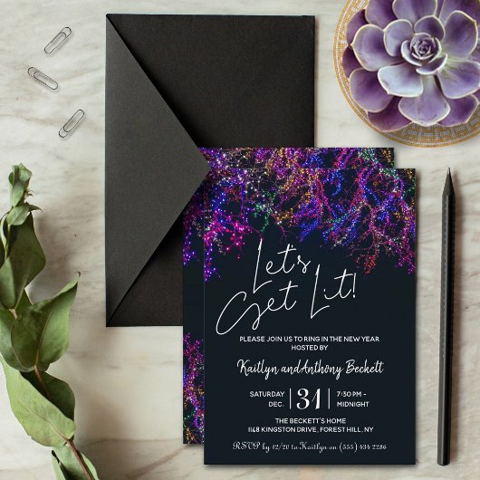 Invitation Laissons-nous ! | Soirée du Nouvel An