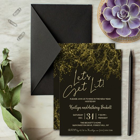 Invitation Laissons-nous ! | Soirée du Nouvel An