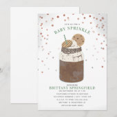 Invitation Lait au chocolat extrême Sprinkake Baby (Devant / Derrière)