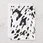 Invitation Lait et biscuits Quatre ans de fête d'anniversaire (Dos)