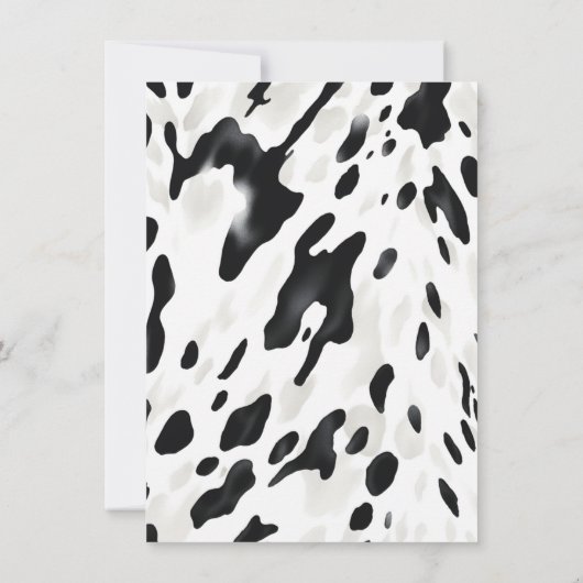 Invitation Lait et biscuits Quatre ans de fête d'anniversaire (Dos)