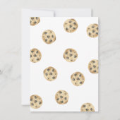 Invitation Lait et cookies Révélation de genre (Dos)