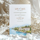 Invitation Lake Garda Italie Destination Enregistrer la date
