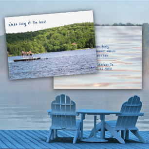 Invitation Lake House Nouvelle adresse photo