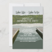 Invitation Lake Life - Lake Life Bateau Dock Bachelorette Par (Devant)