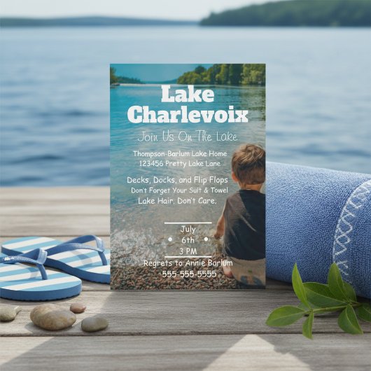 Invitation Lake Party