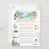 Invitation Lake Tahoe Bachelorette Weekend Itinerary  (Devant)